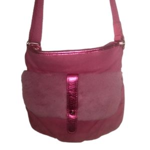 Hot Pink UGG Suede Crossbody Purse